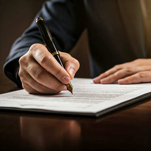 Firma de documentación sobre papel